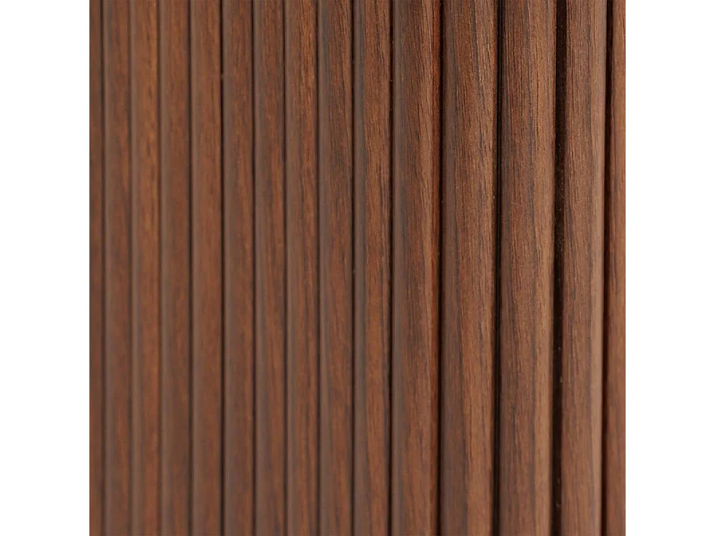 Table de Chevet 2 Tiroirs "Wany" 50cm Marron