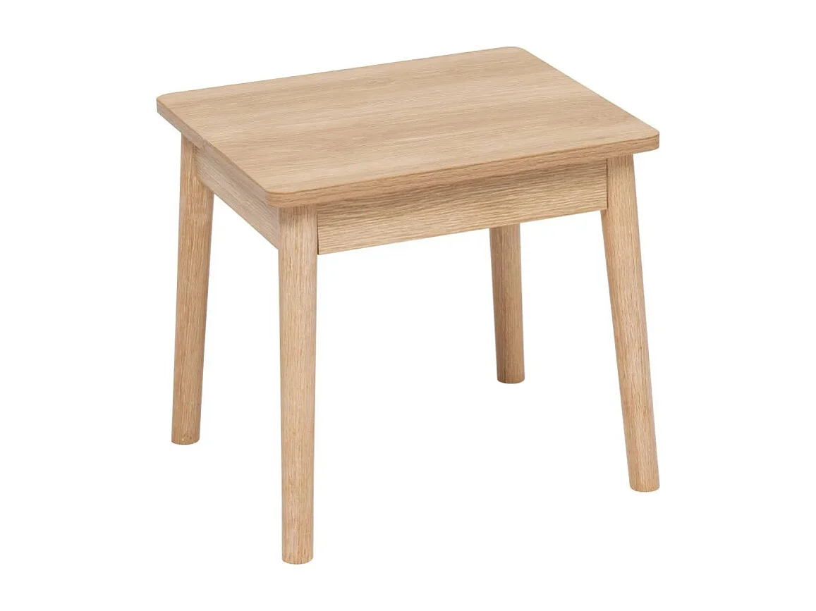 Lot de 2 Tables d'Appoint Gigognes "Abana" 45cm Naturel