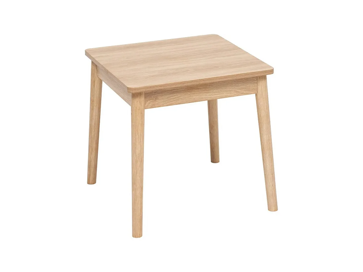 Lot de 2 Tables d'Appoint Gigognes "Abana" 45cm Naturel