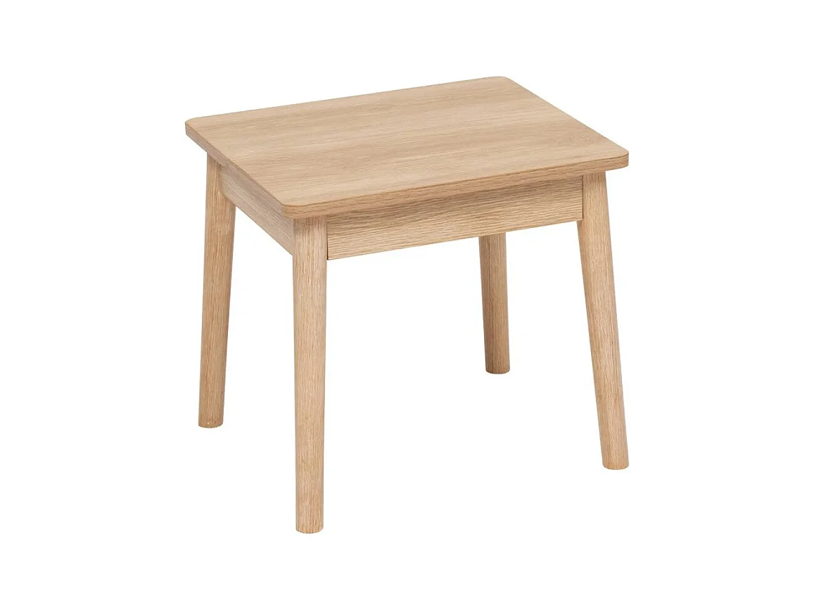 Lot de 2 Tables d'Appoint Gigognes "Abana" 45cm Naturel