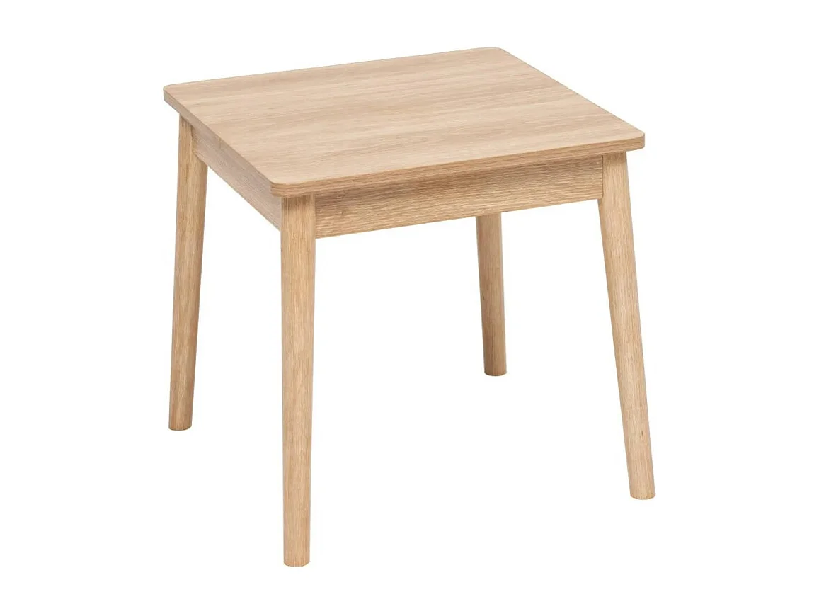 Lot de 2 Tables d'Appoint Gigognes "Abana" 45cm Naturel