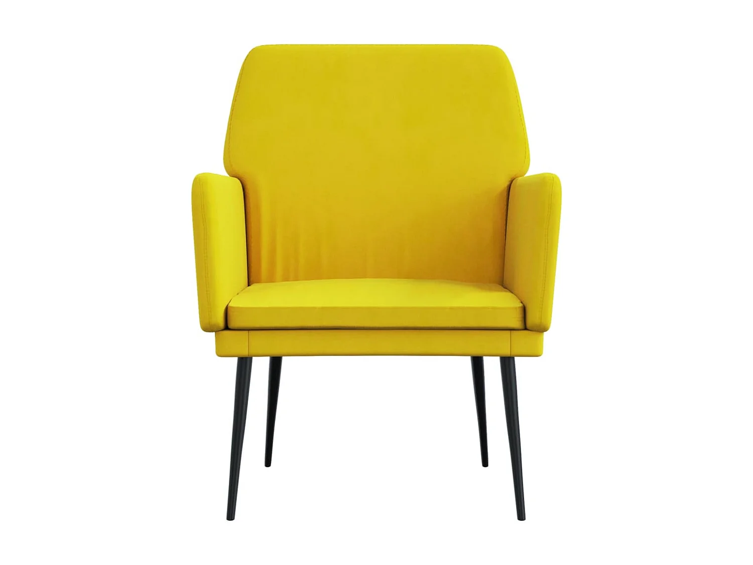 Silvenn  Fauteuil 62x79x79 cm fluweel geel