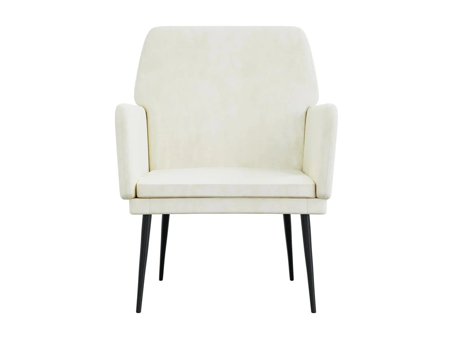 Silvenn  Fauteuil Crème 62x79x79 cm Velours