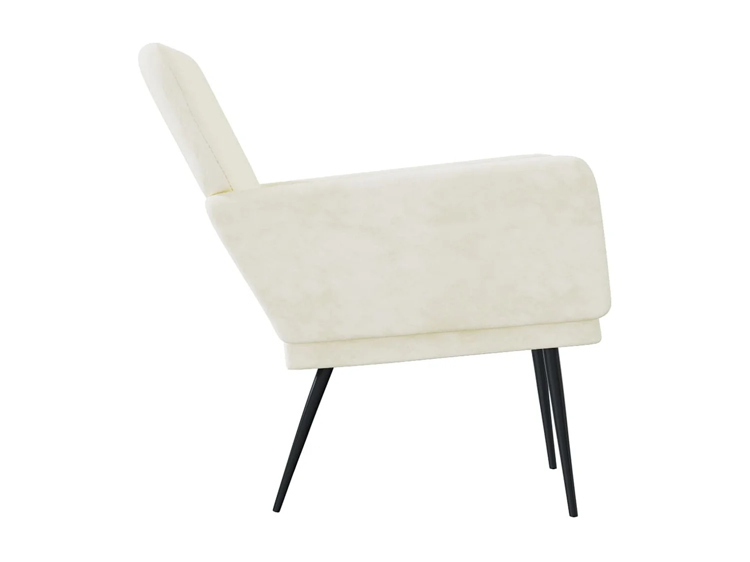 Silvenn  Fauteuil Crème 62x79x79 cm Velours