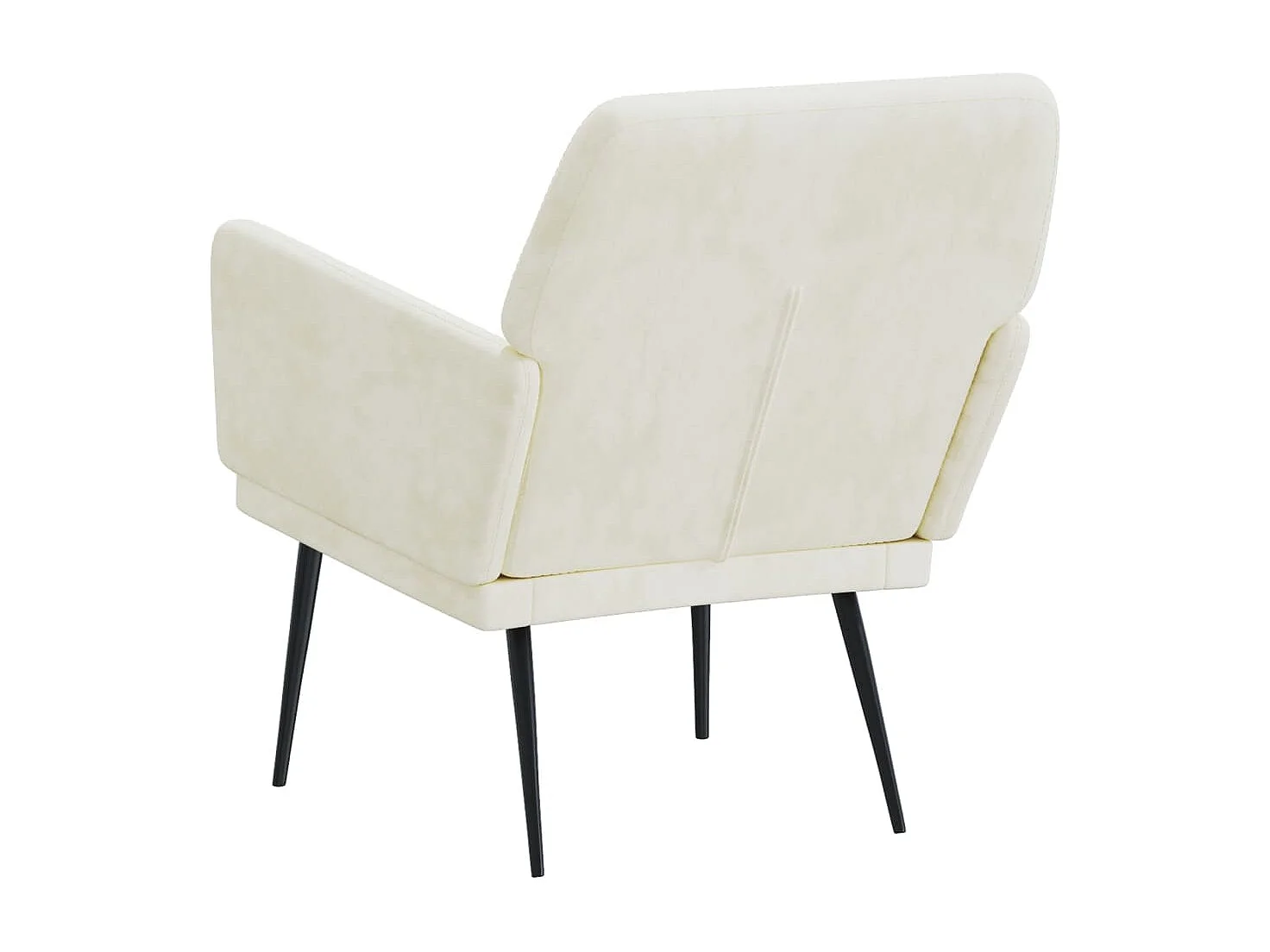 Silvenn  Fauteuil Crème 62x79x79 cm Velours