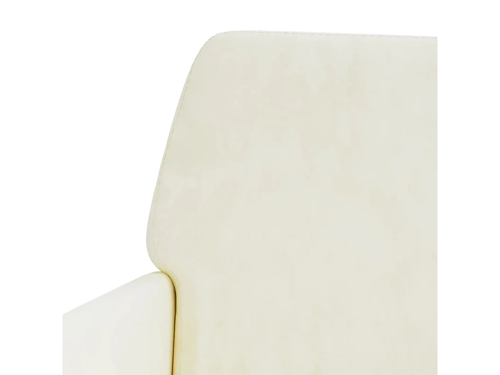 Silvenn  Fauteuil Crème 62x79x79 cm Velours