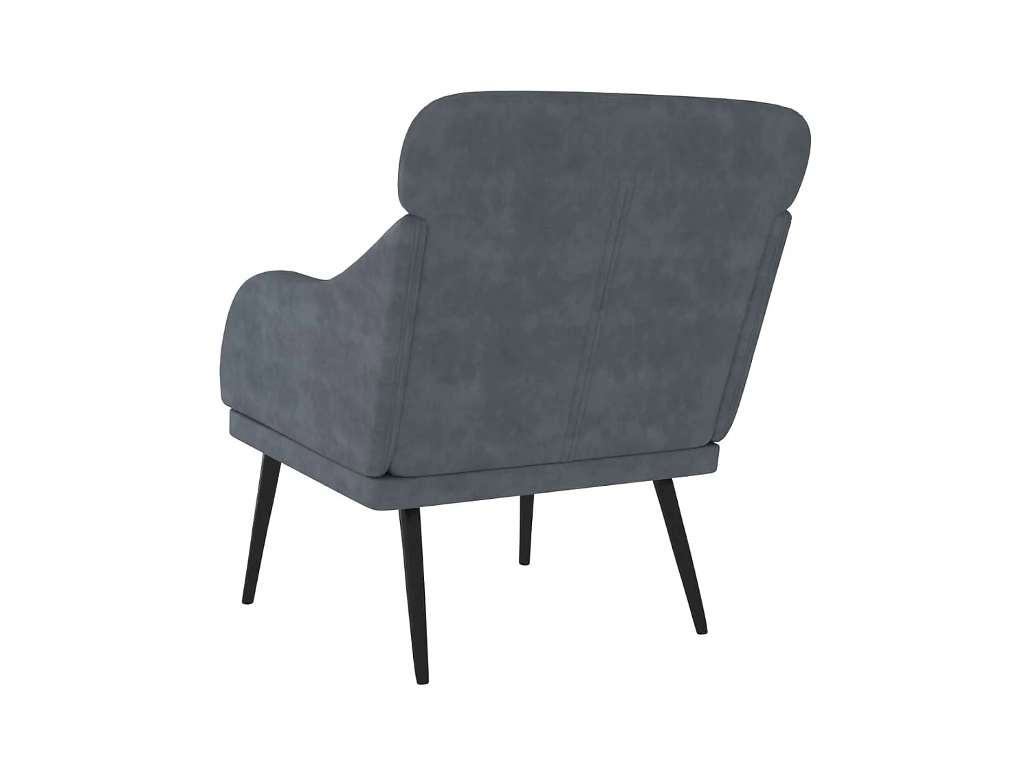 Leon Scott  Fauteuil Gris foncé 63x76x80 cm Velours