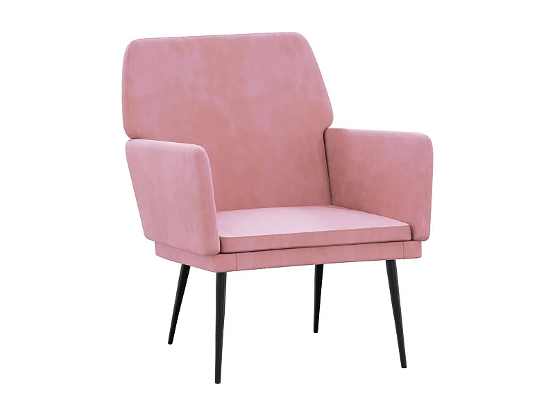 Silvenn  Fauteuil Rose 62x79x79 cm Velours