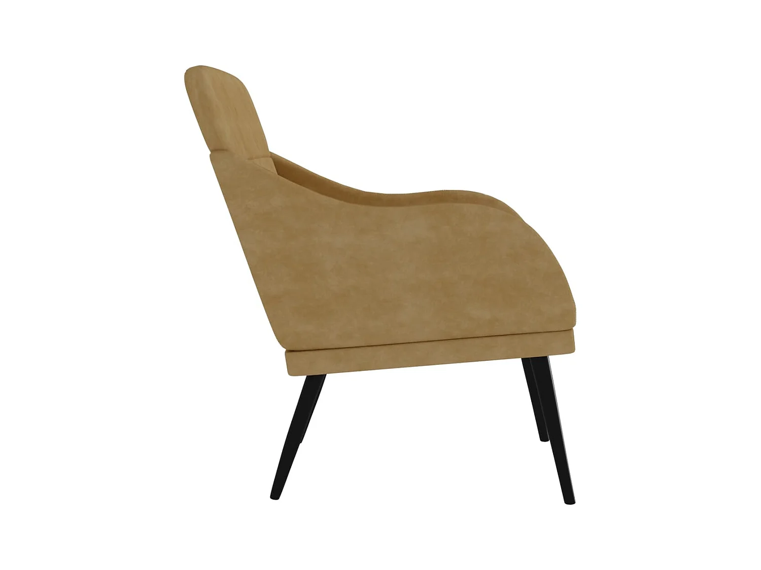 Leon Scott  Fauteuil Marron 63x76x80 cm Velours