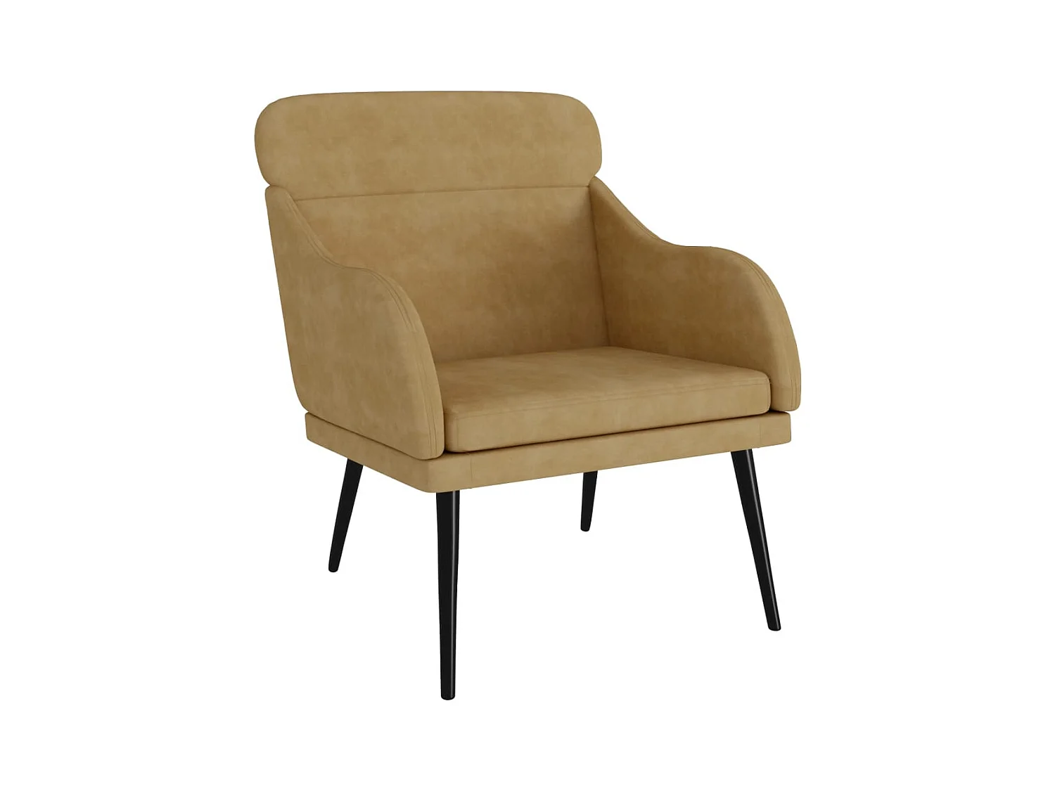 Leon Scott  Fauteuil 63x76x80 cm fluweel bruin