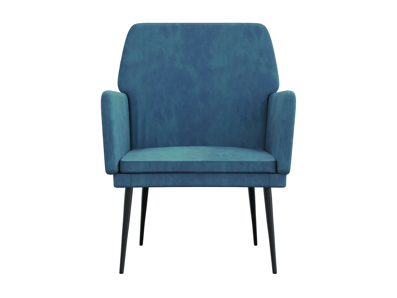 Silvenn  Fauteuil 62x79x79 cm fluweel blauw
