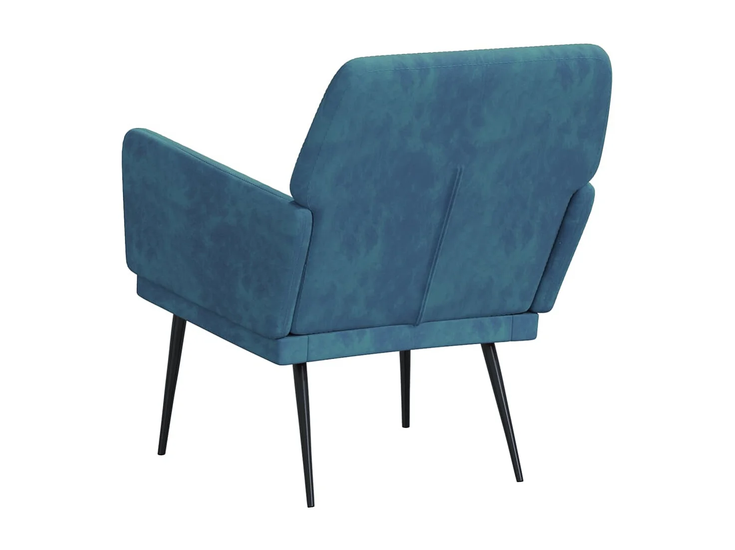Silvenn  Fauteuil 62x79x79 cm fluweel blauw