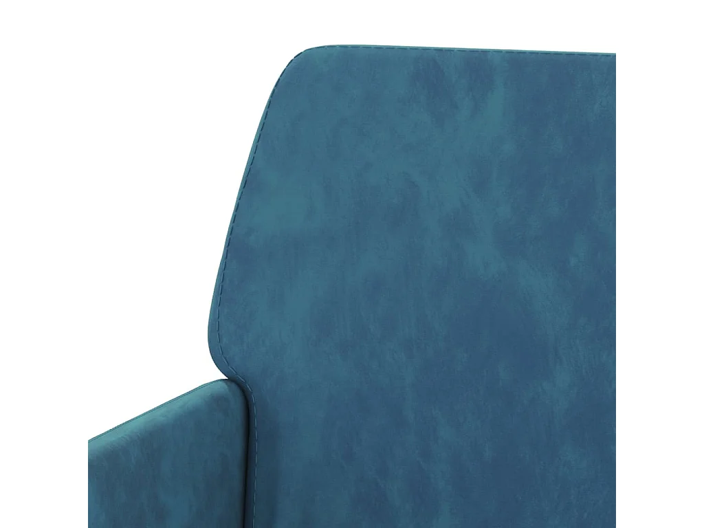 Silvenn  Fauteuil 62x79x79 cm fluweel blauw