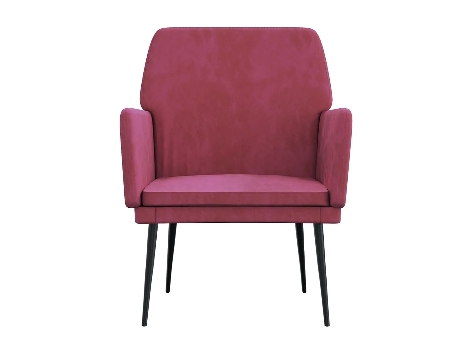 Silvenn  Fauteuil 62x79x79 cm fluweel wijnrood
