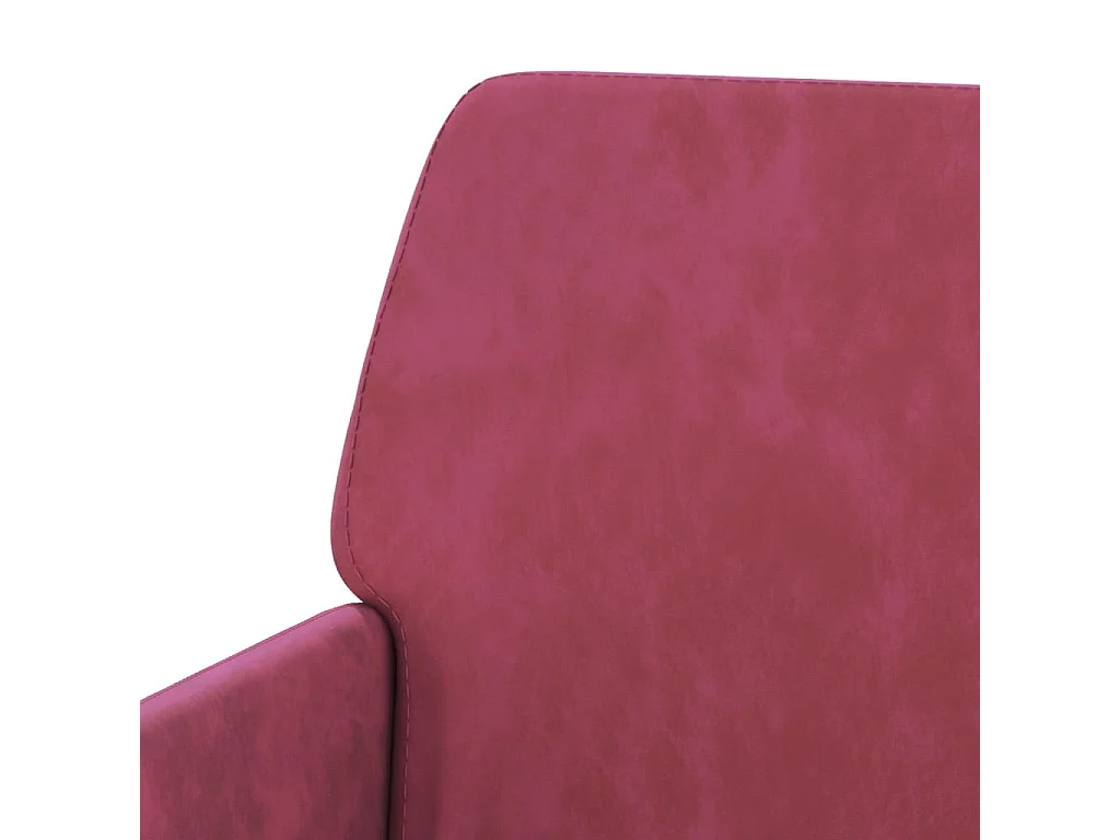 Silvenn  Fauteuil 62x79x79 cm fluweel wijnrood