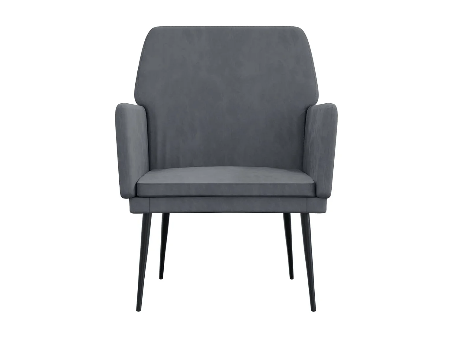 Silvenn  Fauteuil Gris foncé 62x79x79 cm Velours