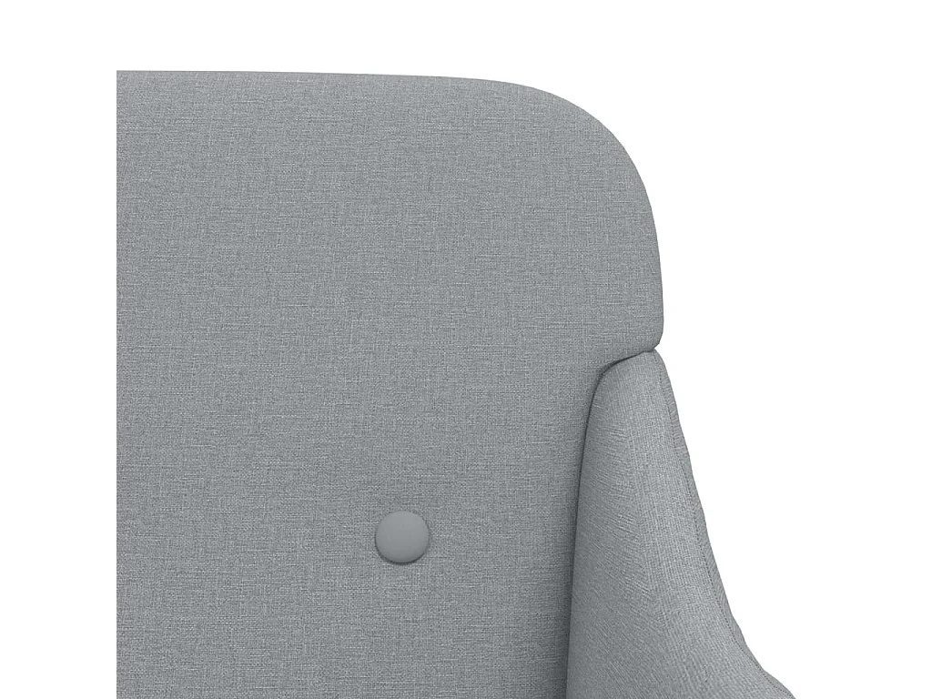 Nylra  Fauteuil Gris clair 63x76x80 cm Tissu