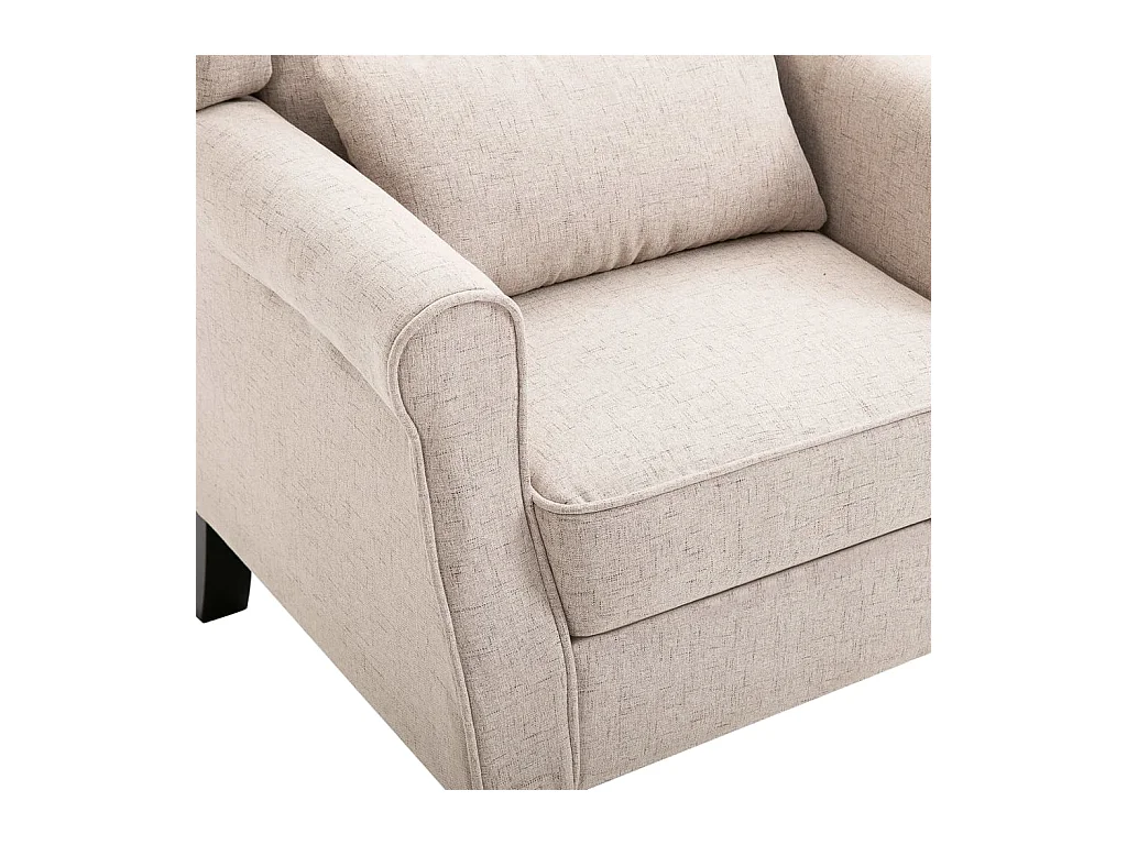 Ovrik  Fauteuil beige tissu