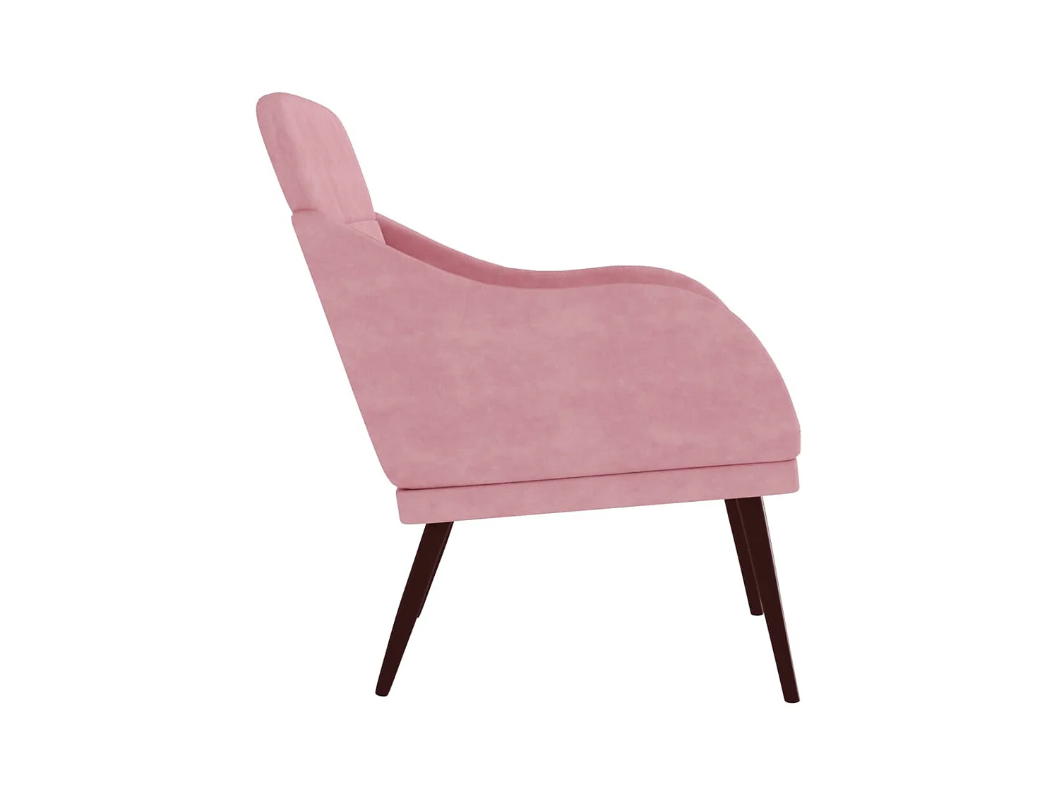 Leon Scott  Fauteuil Rose 63x76x80 cm Velours