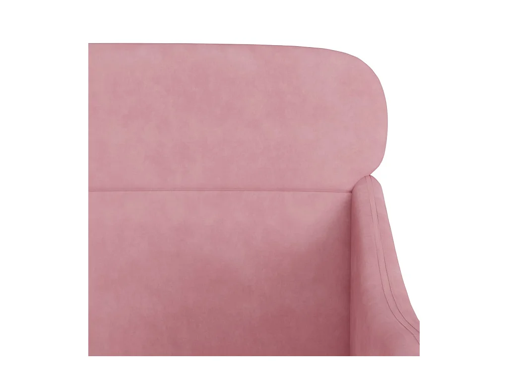 Leon Scott  Fauteuil Rose 63x76x80 cm Velours