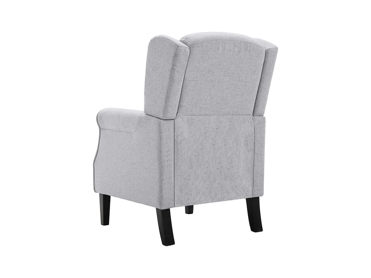 Ovrik  Fauteuil gris clair tissu