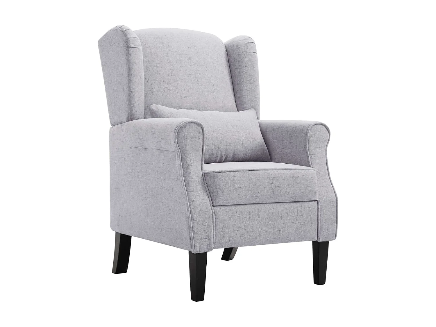 Ovrik  Fauteuil gris clair tissu