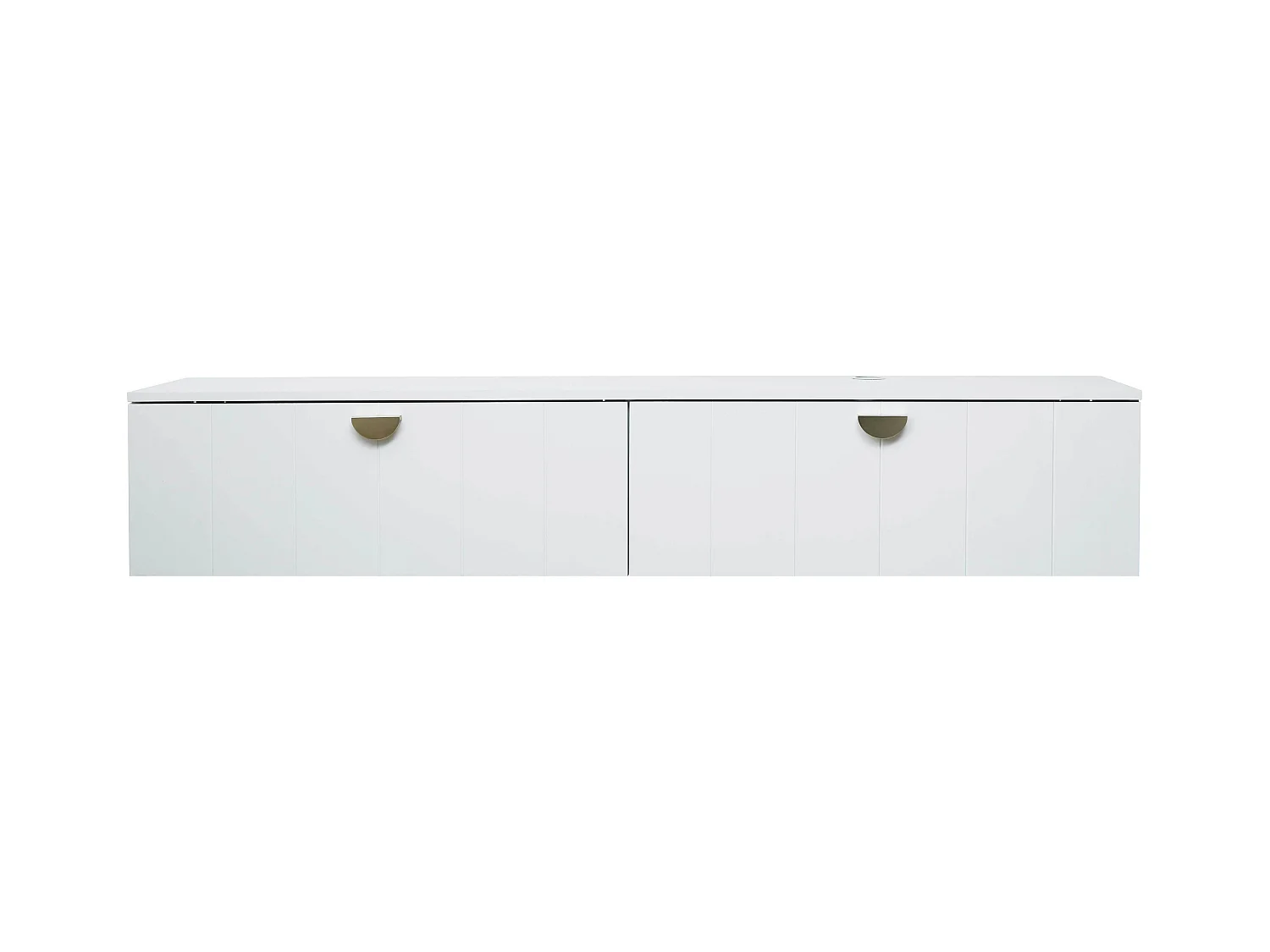 Moderne witte 160 cm wand-tv-kast
