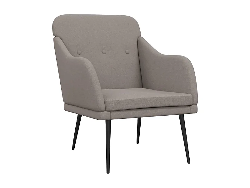 Nylra  Fauteuil 63x76x80 cm stof taupe