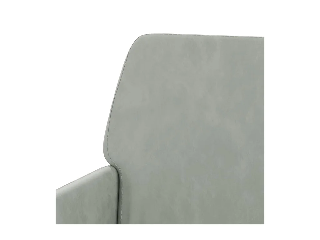 Silvenn  Fauteuil Gris clair 62x79x79 cm Velours