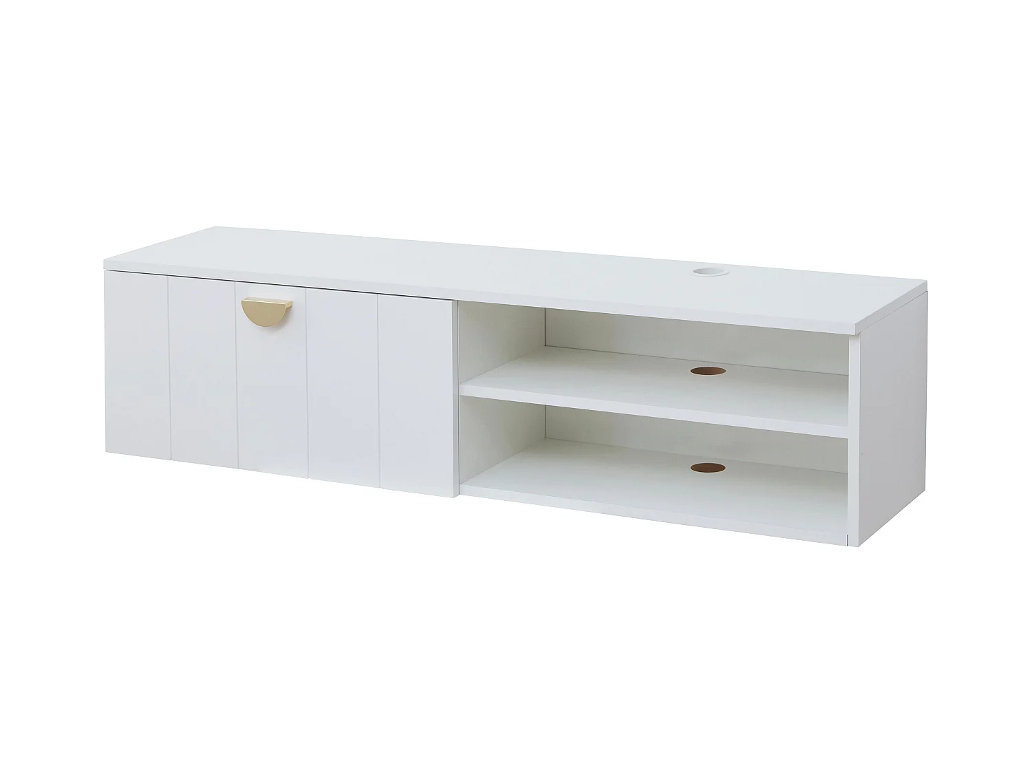 Moderne witte 120 cm wand-tv-kast