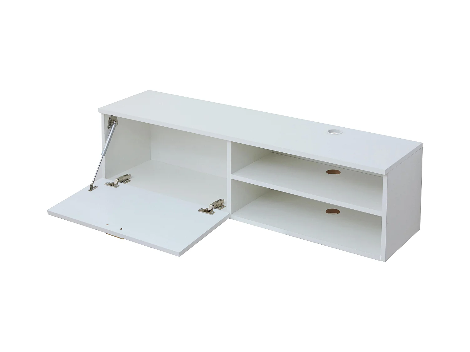 Moderne witte 120 cm wand-tv-kast