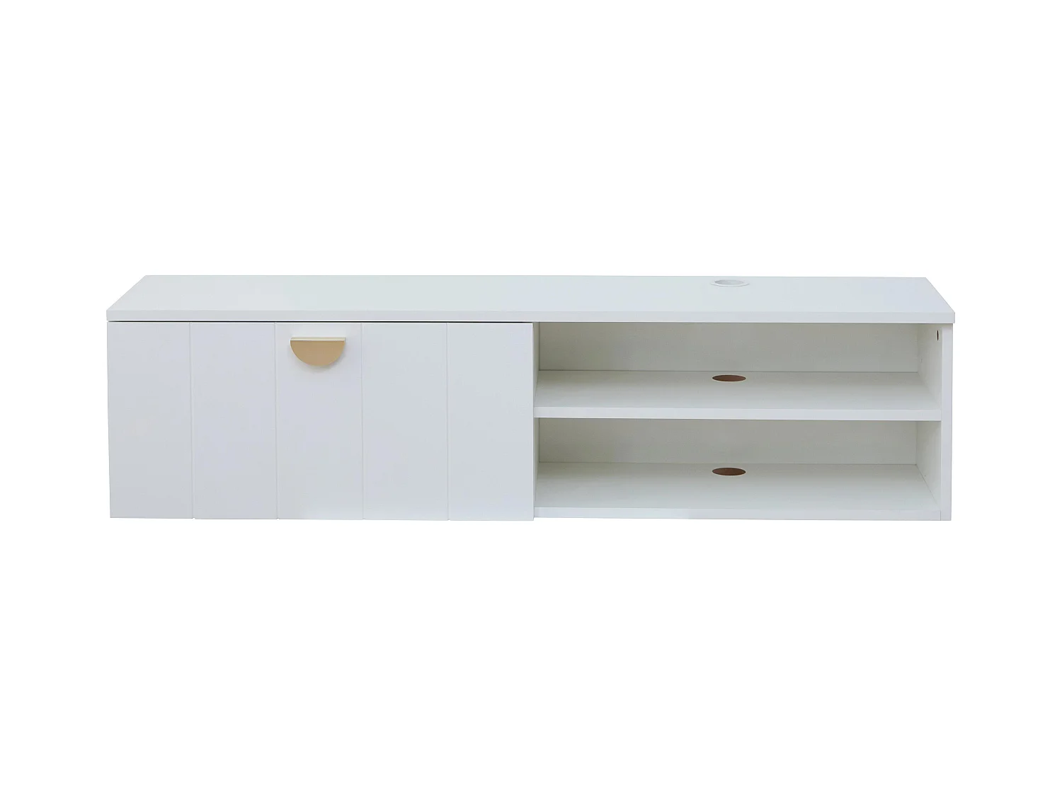 Moderne witte 120 cm wand-tv-kast