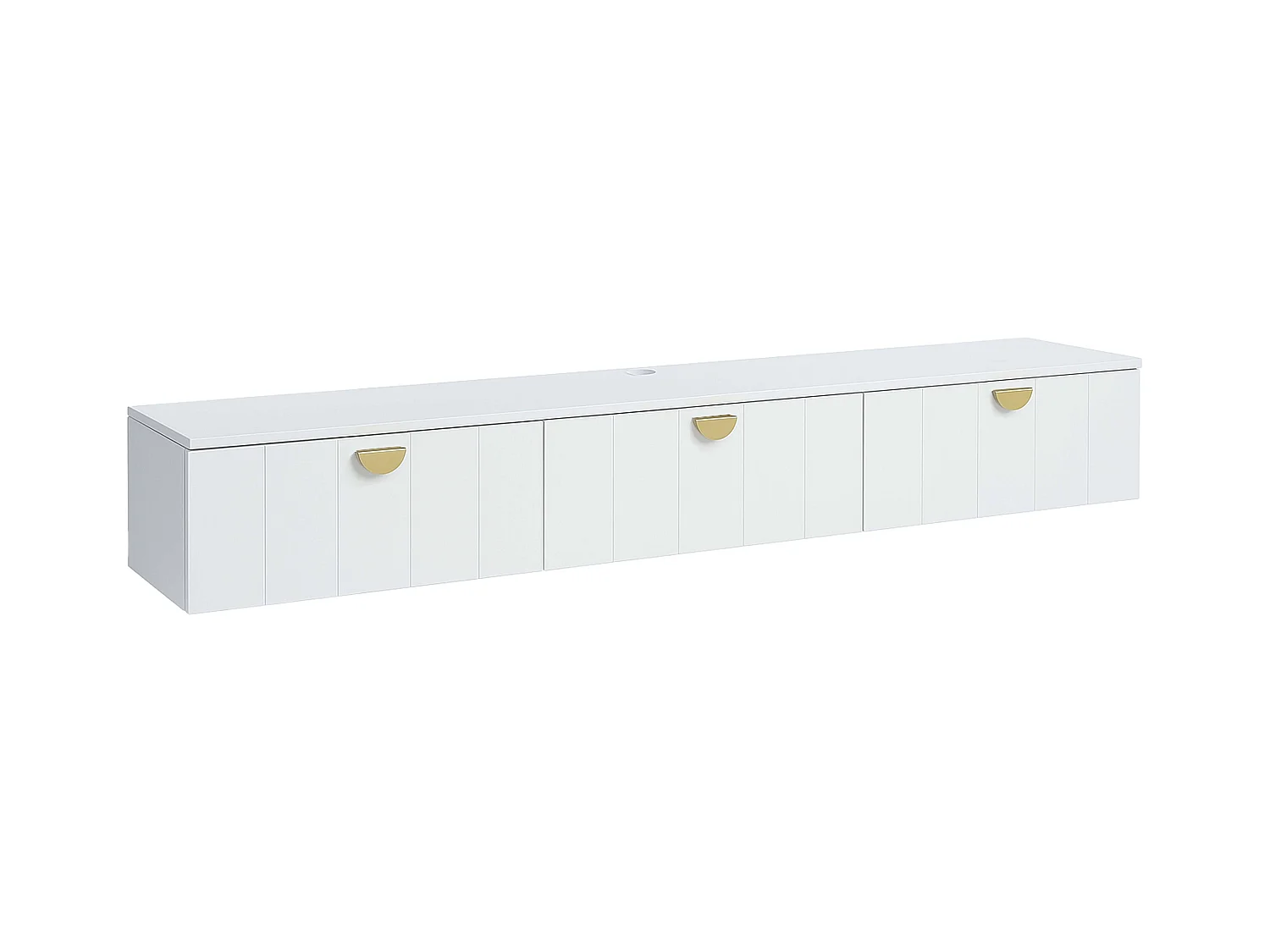 Moderne witte 200 cm wand-tv-kast
