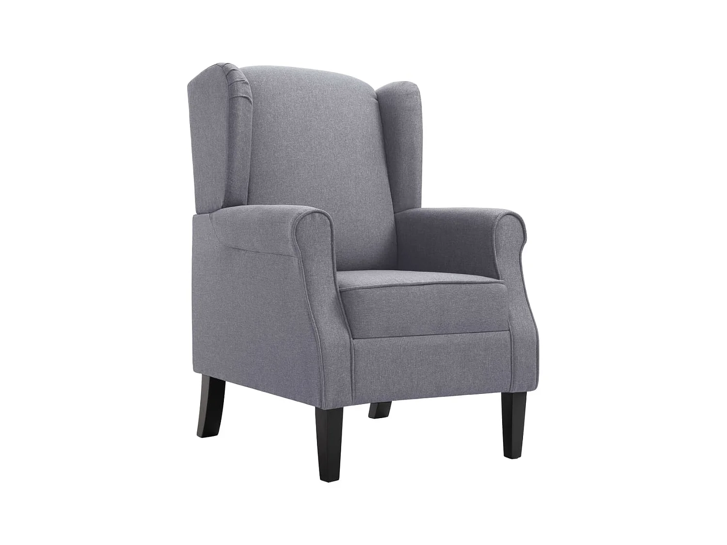 Ovrik  Fauteuil gris foncé tissu
