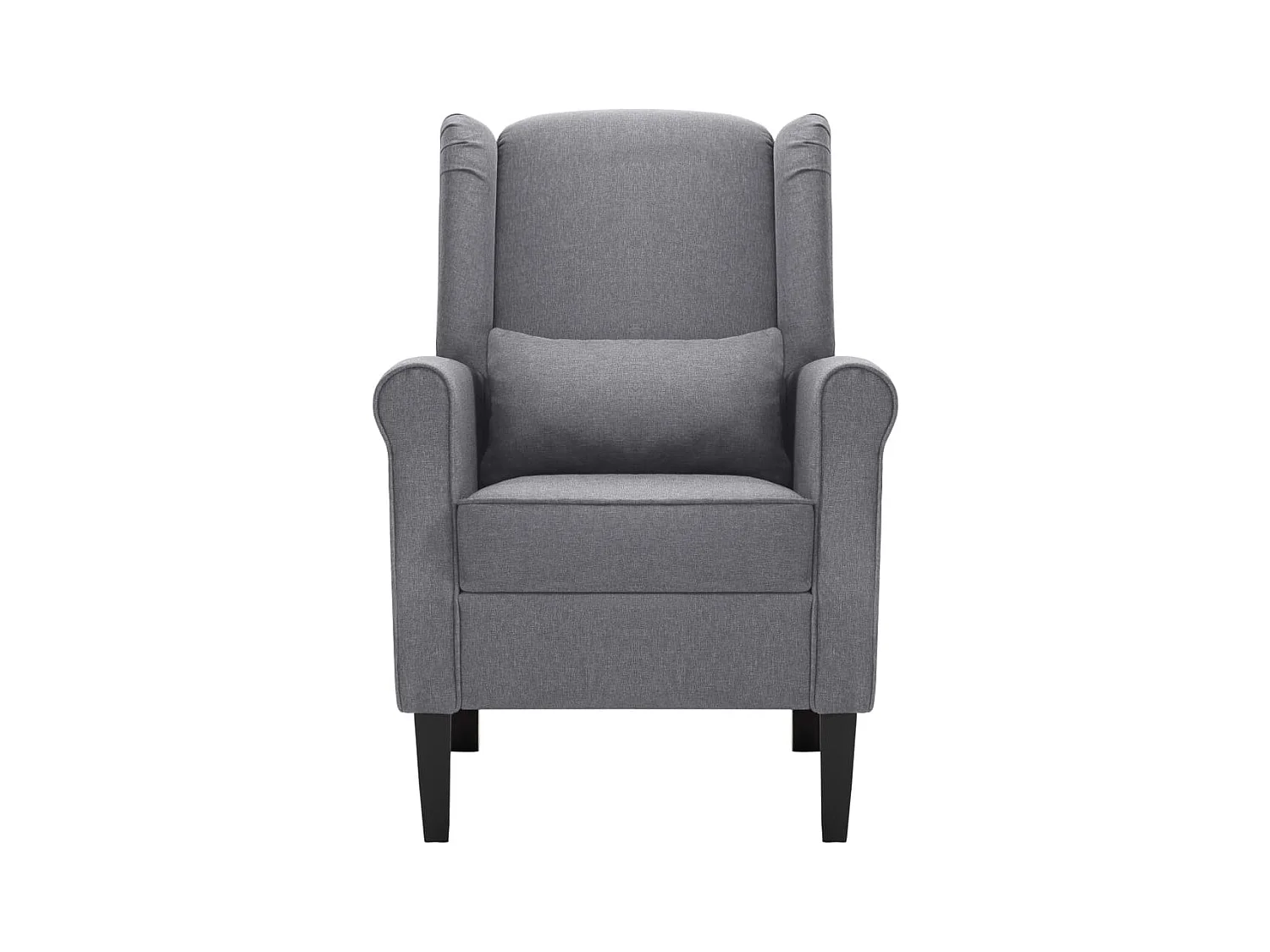 Ovrik  Fauteuil gris foncé tissu