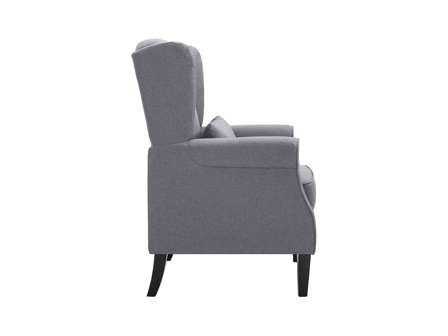 Ovrik  Fauteuil gris foncé tissu