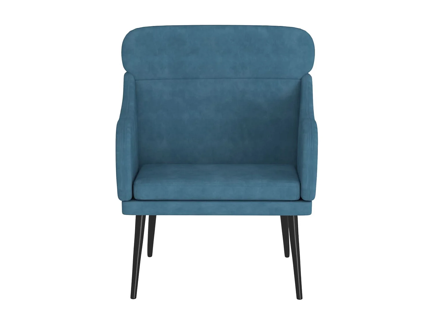 Leon Scott  Fauteuil Bleu 63x76x80 cm Velours