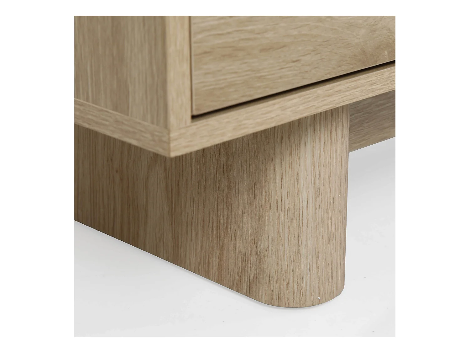 Meuble TV 120 cm scandinave bois clair