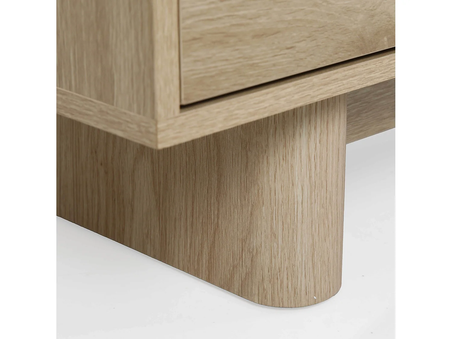 Meuble TV 120 cm scandinave bois clair