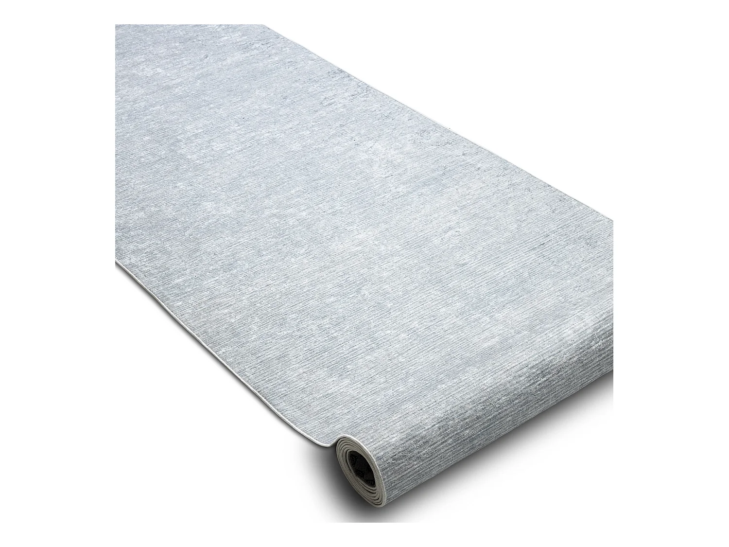 TAPIS DE COULOIR antidérapant LOTUS SMOOTH 52421 Mélange gris lavabl 80x790 cm