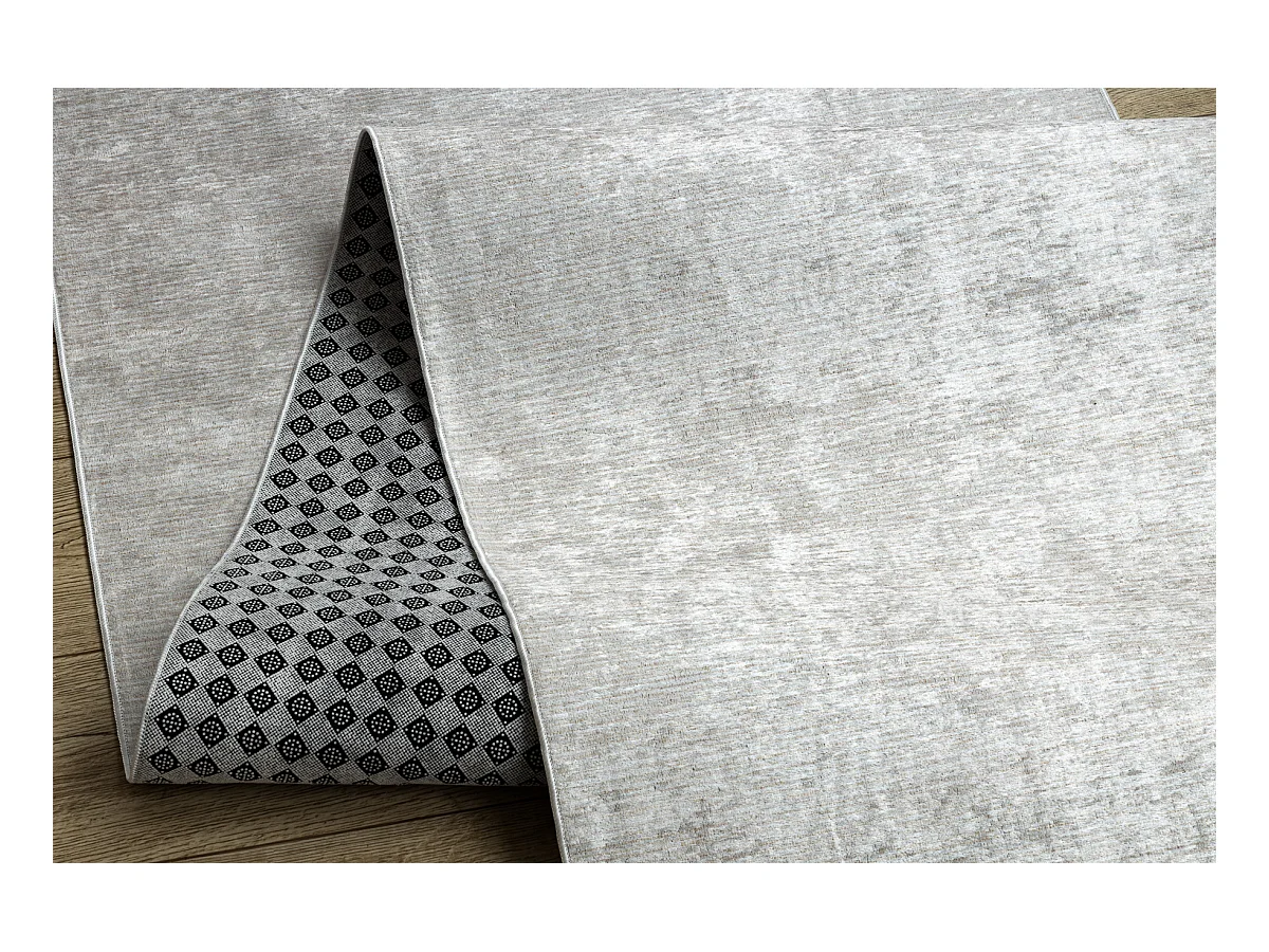 TAPIS DE COULOIR antidérapant LOTUS SMOOTH 52420 Mélange beige lavab 100x860 cm