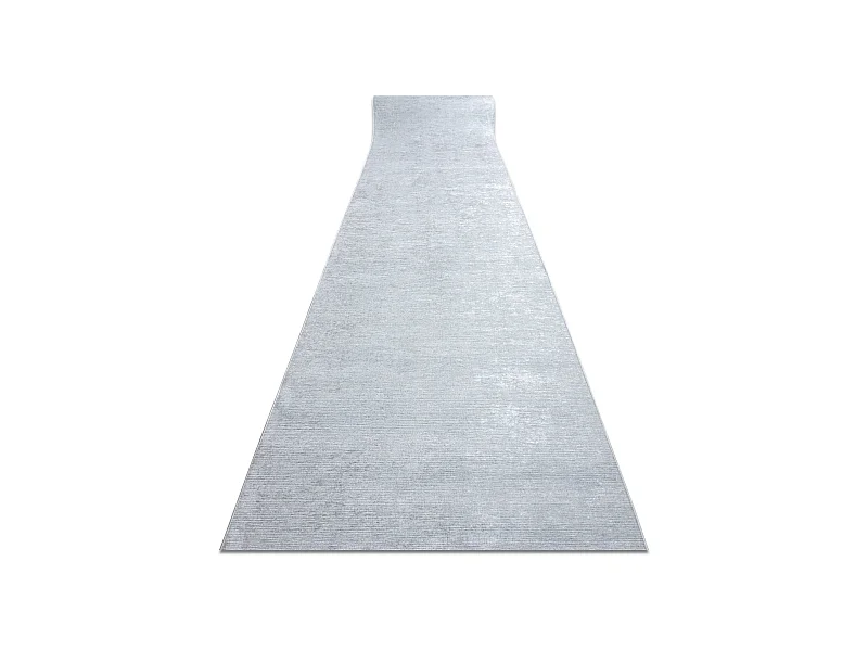 TAPIS DE COULOIR antidérapant LOTUS SMOOTH 52421 Mélange gris lavabl 80x530 cm