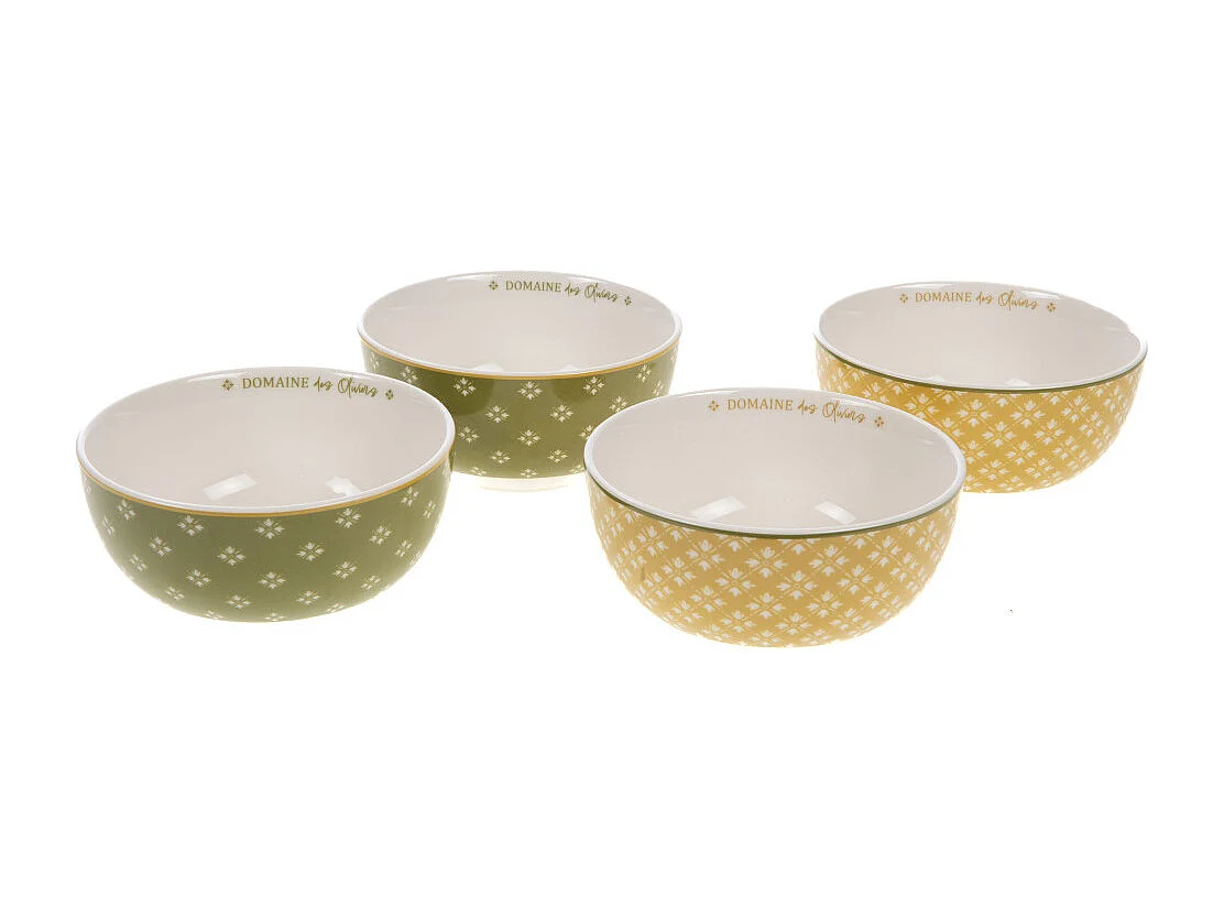 Coffret de 4 bols Olivia