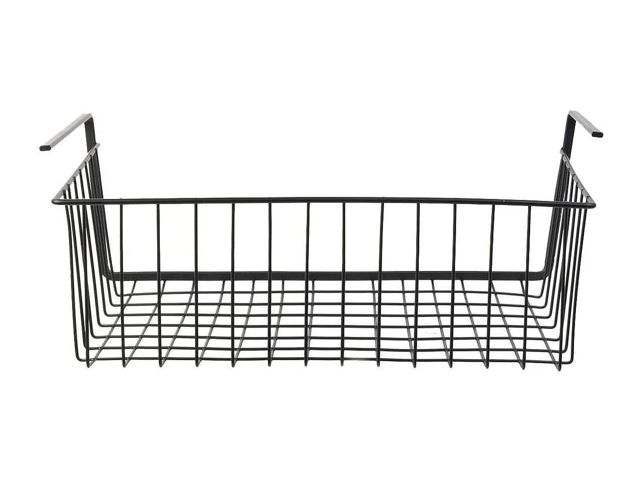 Panier Suspendu L40cm en Métal Filaire Noir - POX