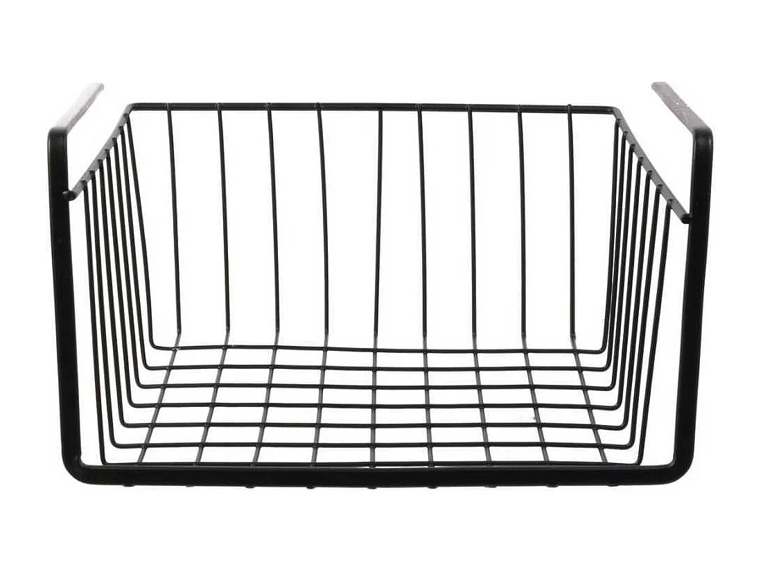 Panier Suspendu Métal Filaire Noir - NOLIS