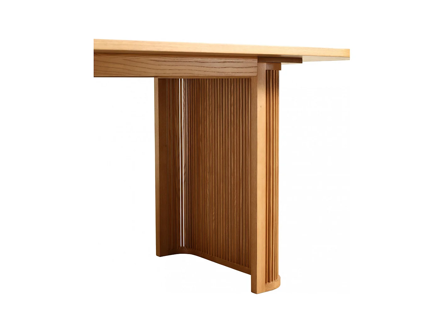 Capana  - Table à manger 8 personnes en bois - Bois clair