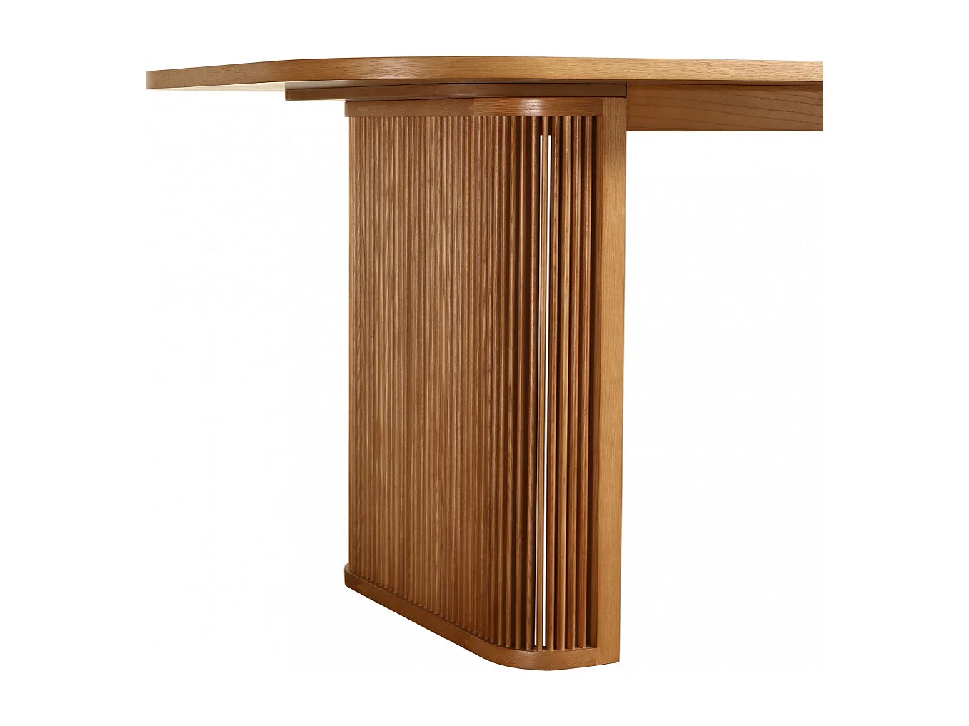 Capana  - Table à manger 8 personnes en bois - Bois clair