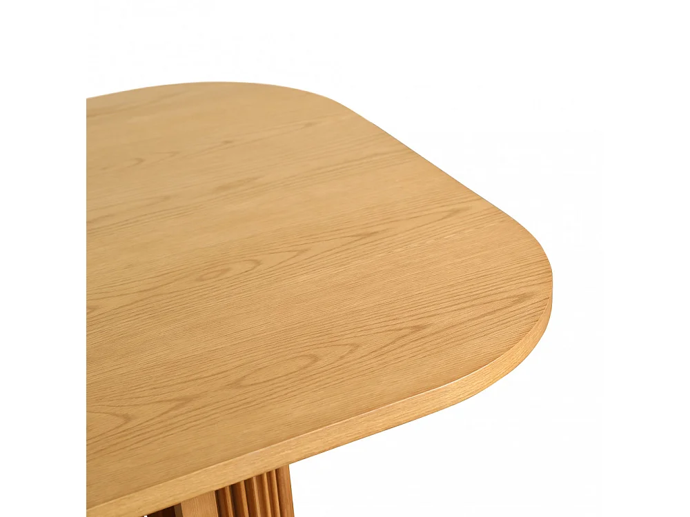 Capana  - Table à manger 8 personnes en bois - Bois clair