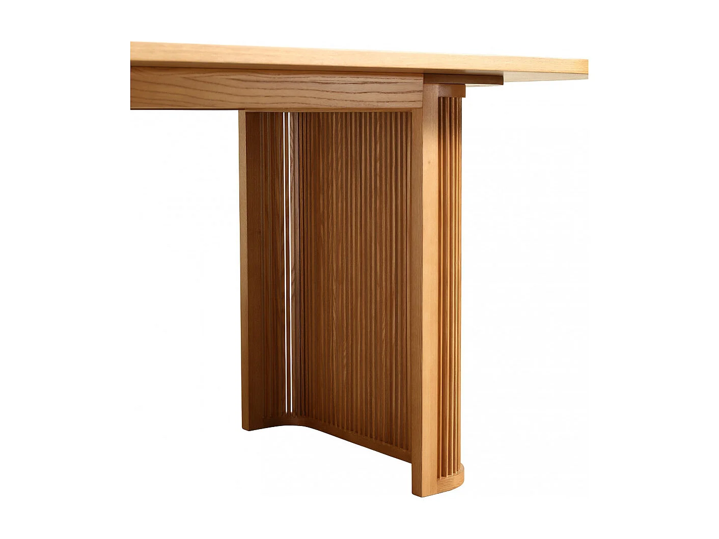 Capana  - Table à manger 8 personnes en bois - Bois clair