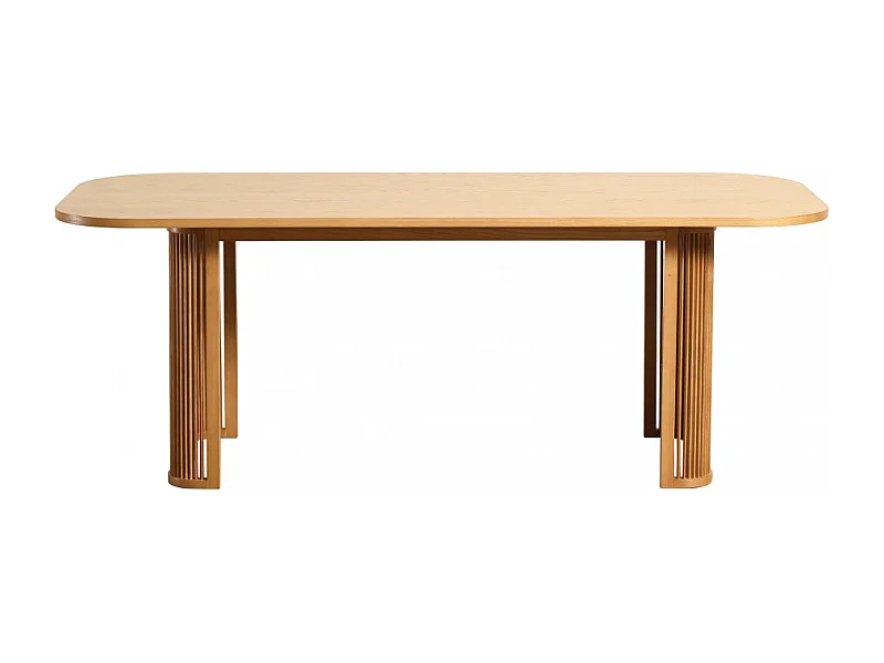 Capana  - Table à manger 8 personnes en bois - Bois clair